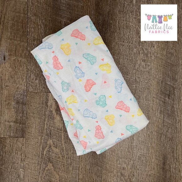 Vintage Pastel Dinosaur Crib Sheet‎ - Picture 5 of 5